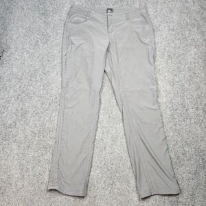 Kuhl Trekr Pants Womens 14 Gray Outdoor‎ Hiking Stretch Nylon Straight Leg
